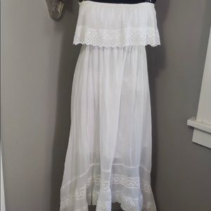White Cover Up Dress